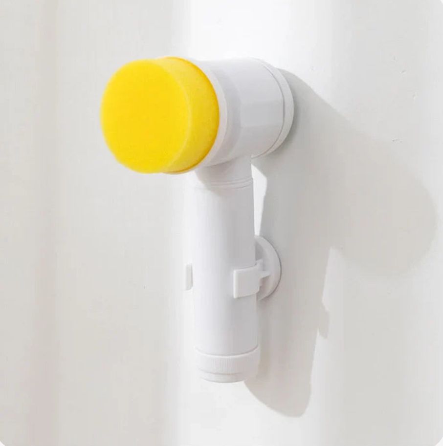 Cepillo 5 en 1 CleanMax + Soporte de pared sin agujeros